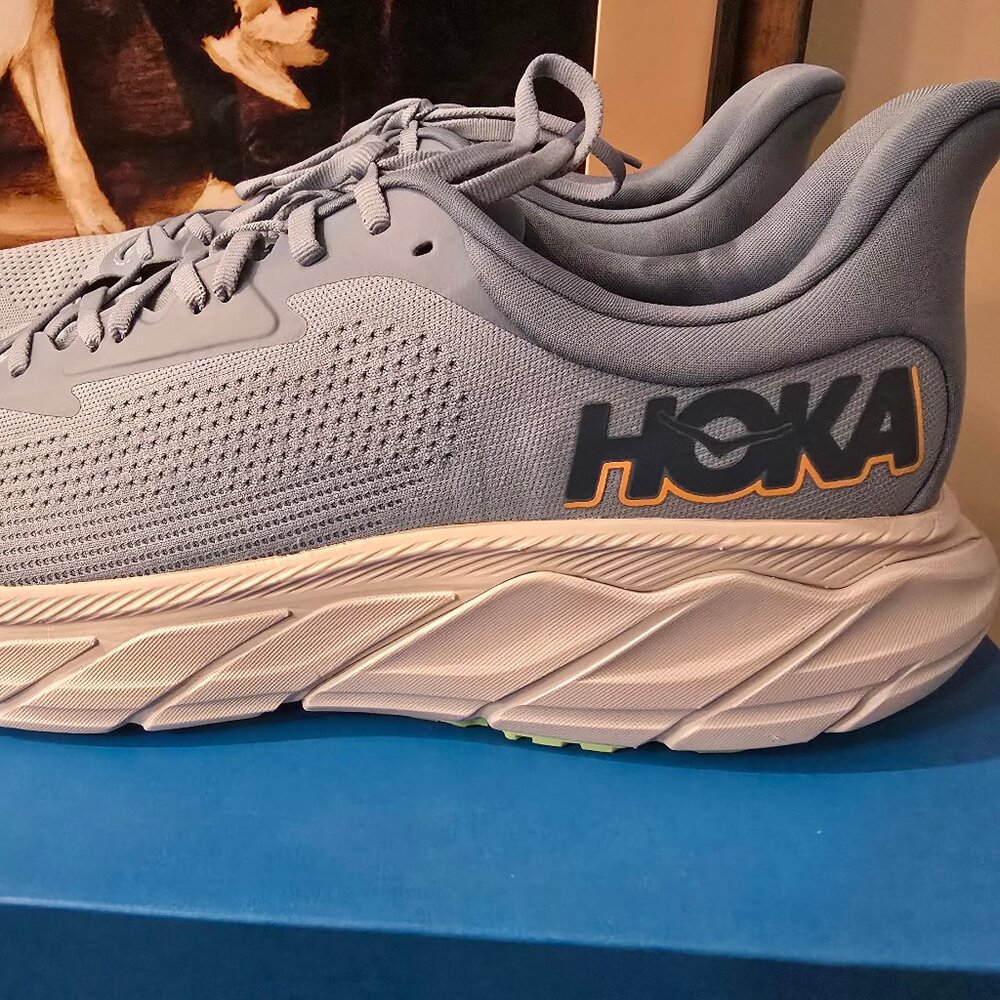 Hoka One One Arahi 7 Men's Running Sneakers Blue / Shadow Dusk 1147850 Size 13
